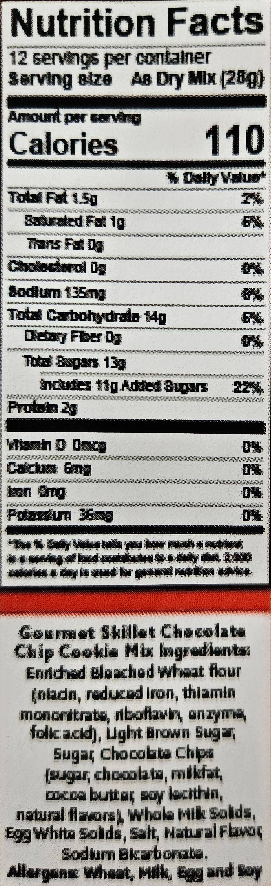 Freedom Mill Foods - Wholesale Cookie Mix - Chocolate Chip Cookie Gourmet Skillet Mix3