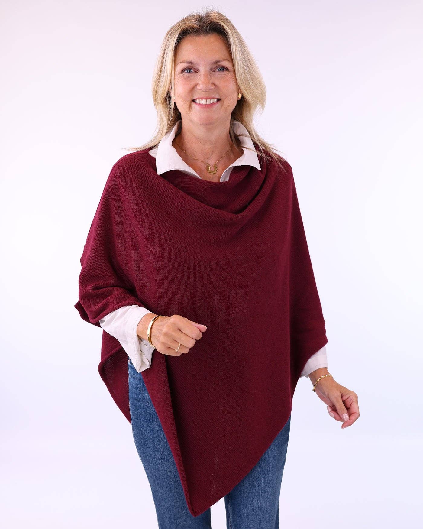 Cadenza Italy Ltd - Wholesale Poncho - Women's - Cashmere Blend Poncho2