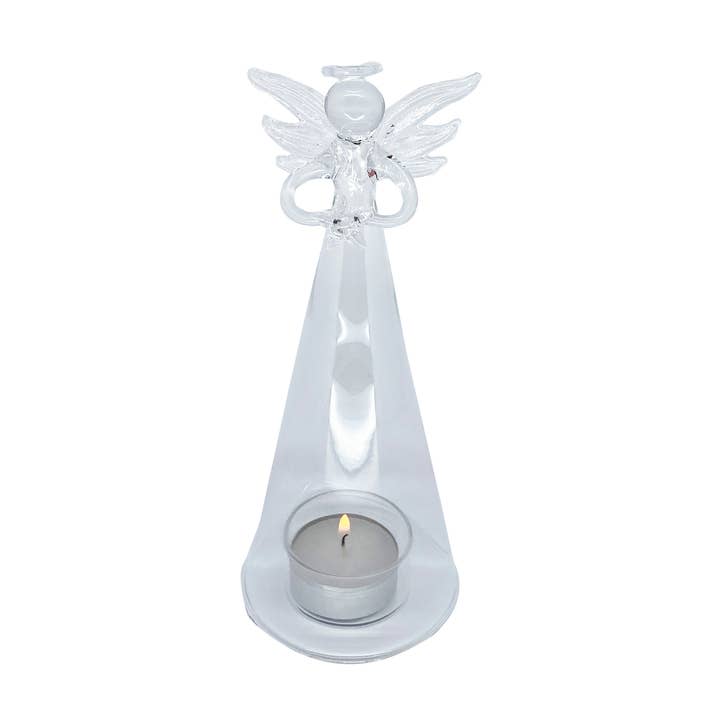angel for tea light for wholesale by FW-Glas