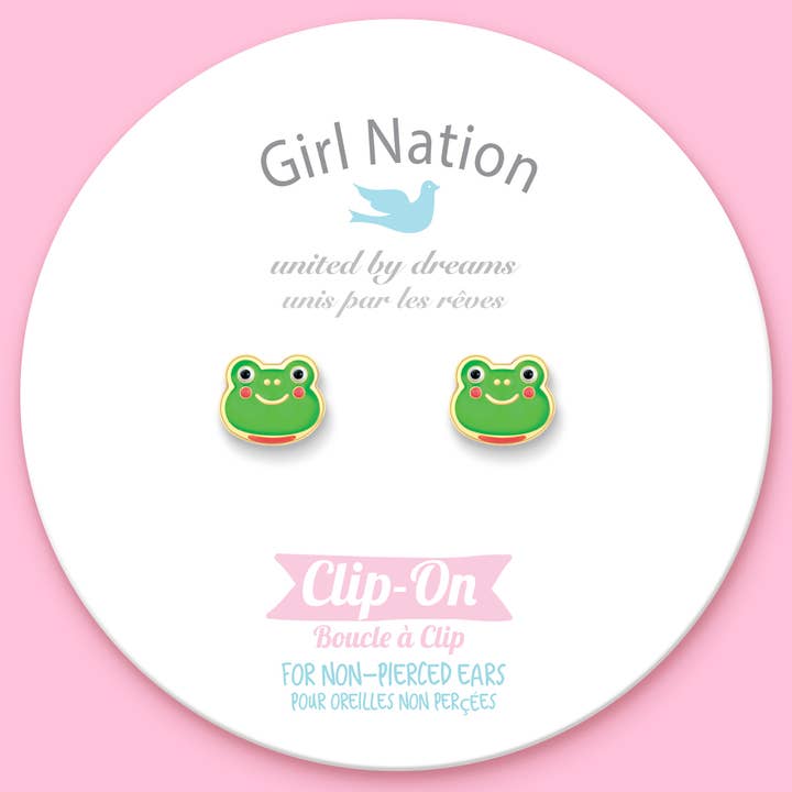 Girl Nation – Großhandel Ohrringe – Kinder – CLIP ON Cutie Ohrringe | Fancy Frog2