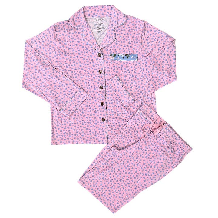 Lillian Bamboo Women's Luxe Lounge Set for wholesale by Laree + Co.