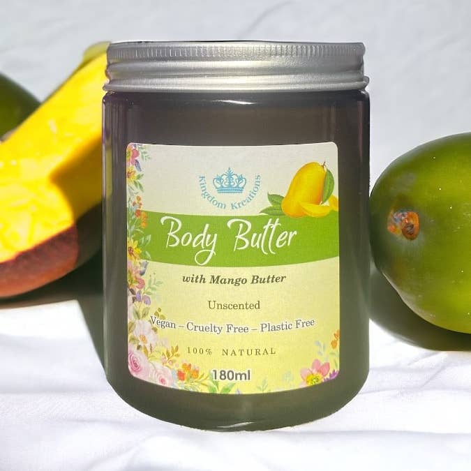 Body Butter with Mango Seed Butter - Unscented for wholesale by Kingdom Kreations