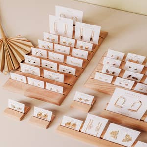 1500 Pcs Earring Cards Earring Display Cards Jewelry Cards for Selling  Earring Card Holder Earring Card Display for Necklace Jewelry Small  Business