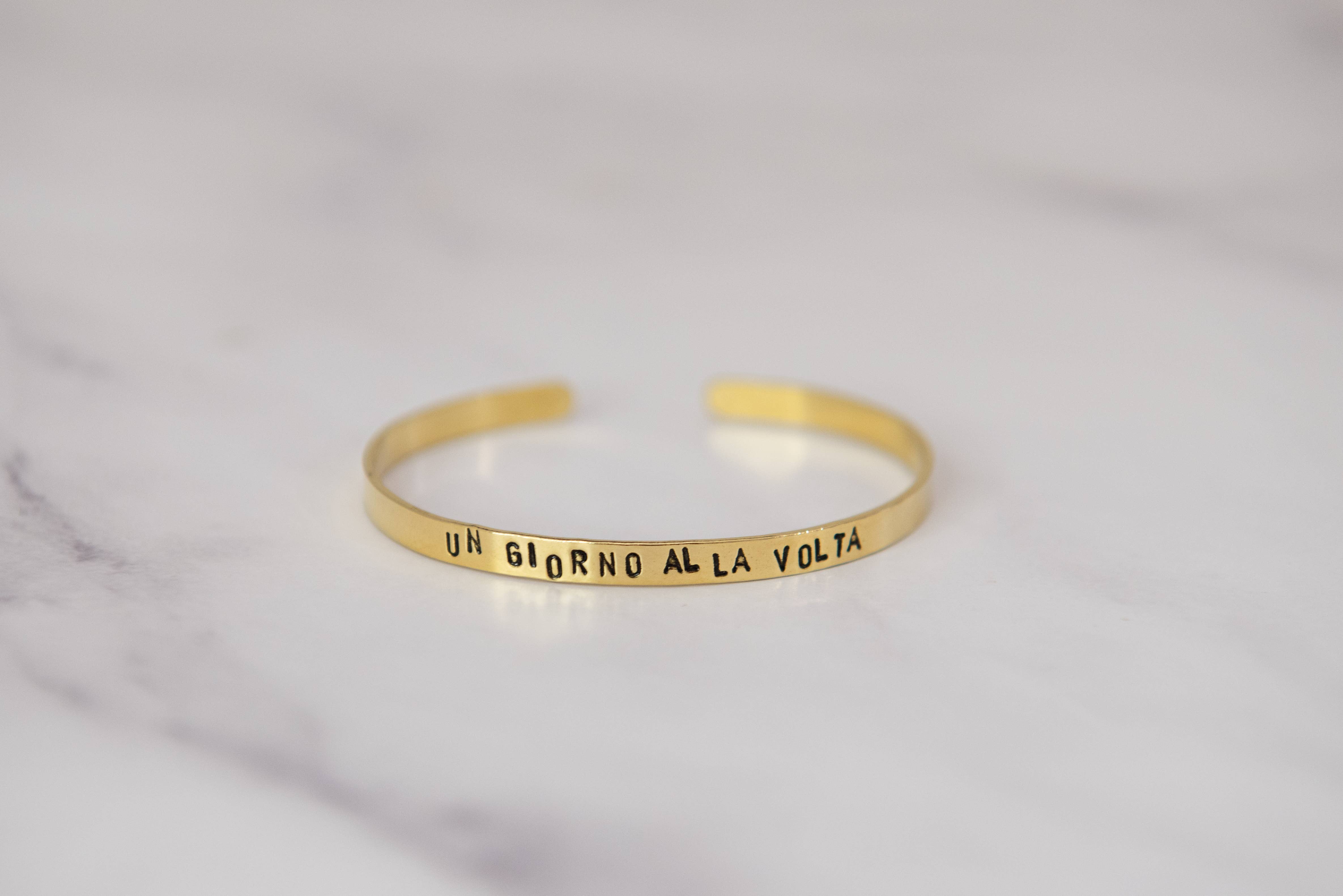 Loti jewels - Wholesale Cuff Bracelet - SUPER SLIM BRASS BRACELET WITH ENGRAVING4