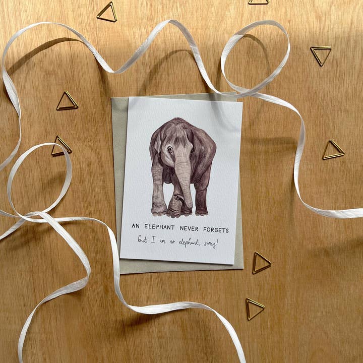 This Thursday - Wholesale Everyday Greeting Card - Elephants Never Forget Card5