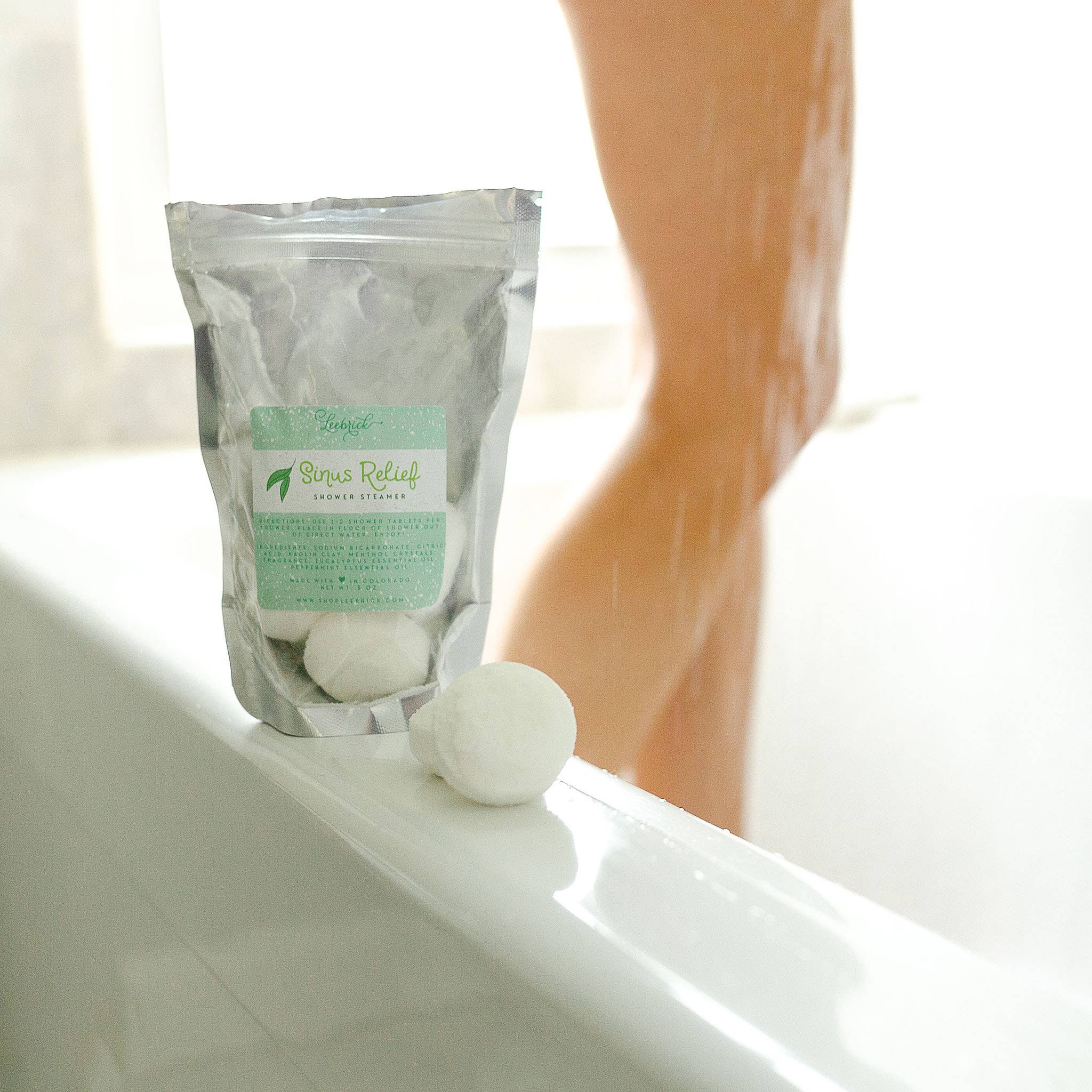 Leebrick - Wholesale Shower Steamer/Bomb - Shower Steamer- Sinus Relief1