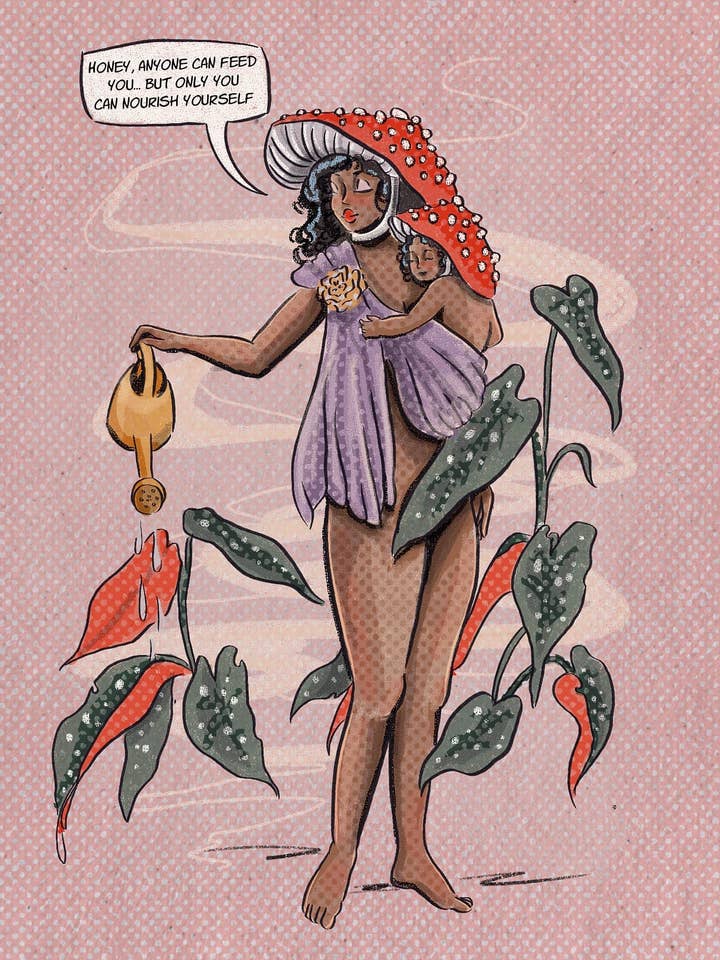 Imprimé Nourishment pour la vente par I Think With Ink