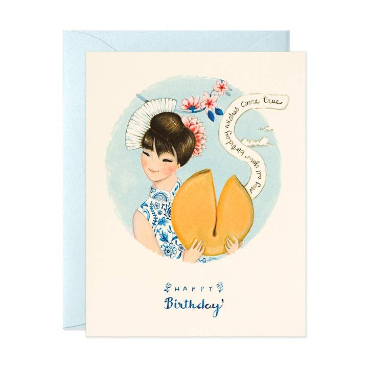 JooJoo Paper – wholesale Birthday card – Fortune Cookie Birthday Greeting Card