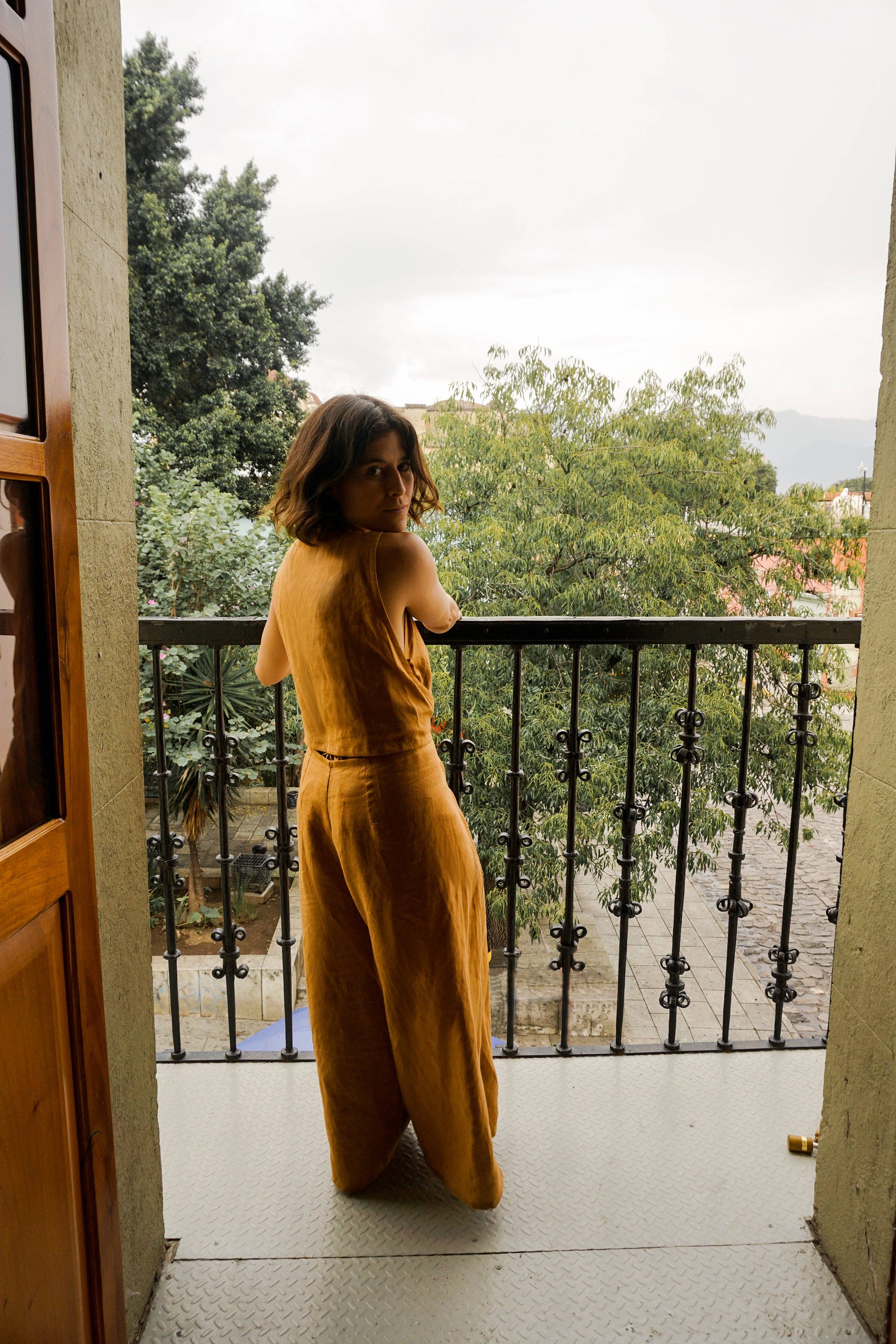 by kvp - Wholesale Romper - Women's - Paige Wrap Romper in Golden3