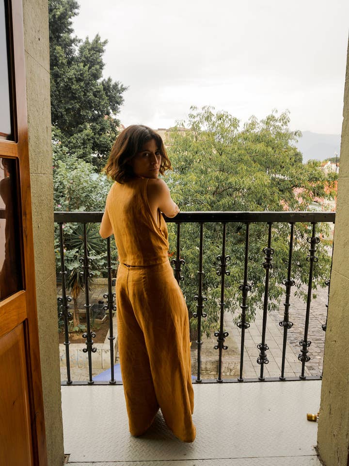 by kvp - Wholesale Romper - Women's - Paige Wrap Romper in Golden3