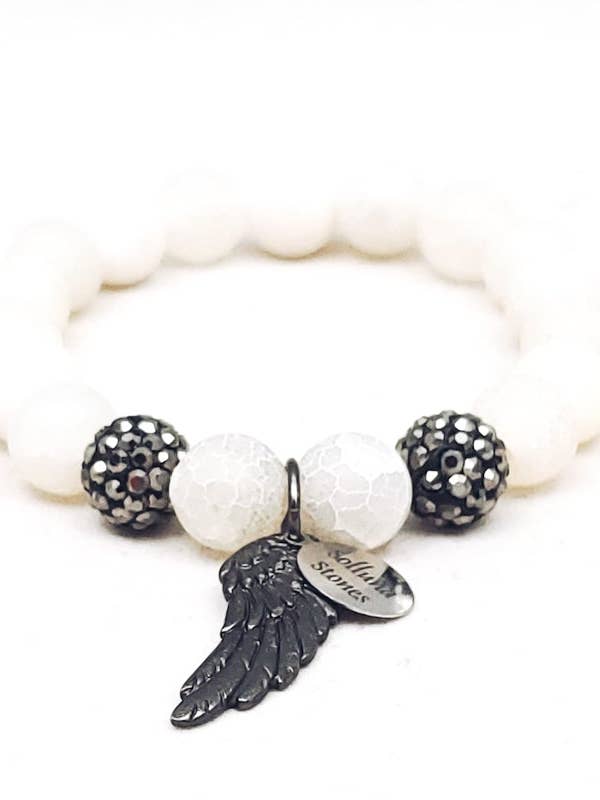 Agate Beaded Bracelet for wholesale by Solluna Stones