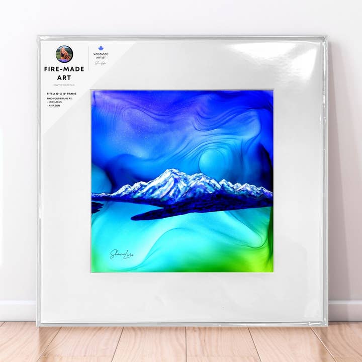 Vimy Peak | Vuurgemaakte Art Waterton Mountain Print voor wholesale door Fire-Made Art