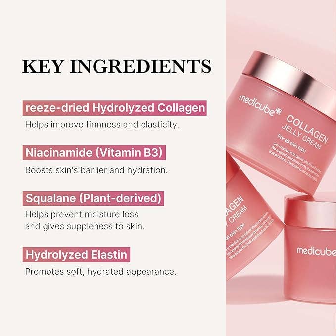 Glowiss - Vendita all'ingrosso Creme idratanti antietà - MEDICUBE Crema Gelatina al Collagene 50ml 1,69 Fl Oz