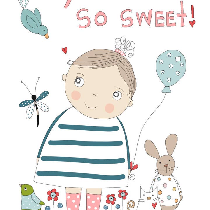 Biglietto di auguri You are so sweet per la vendita all'ingrosso da parte di Elle Bee Art Studio