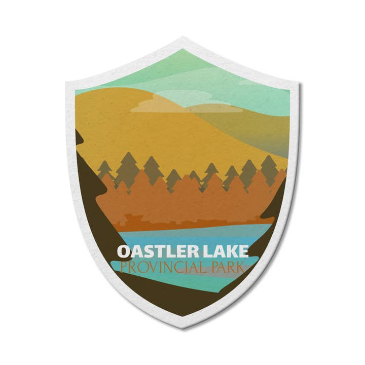 Oastler Lake Ontario Provincial Park Waterproof Vinyl Sticker for wholesale by Canada Untamed