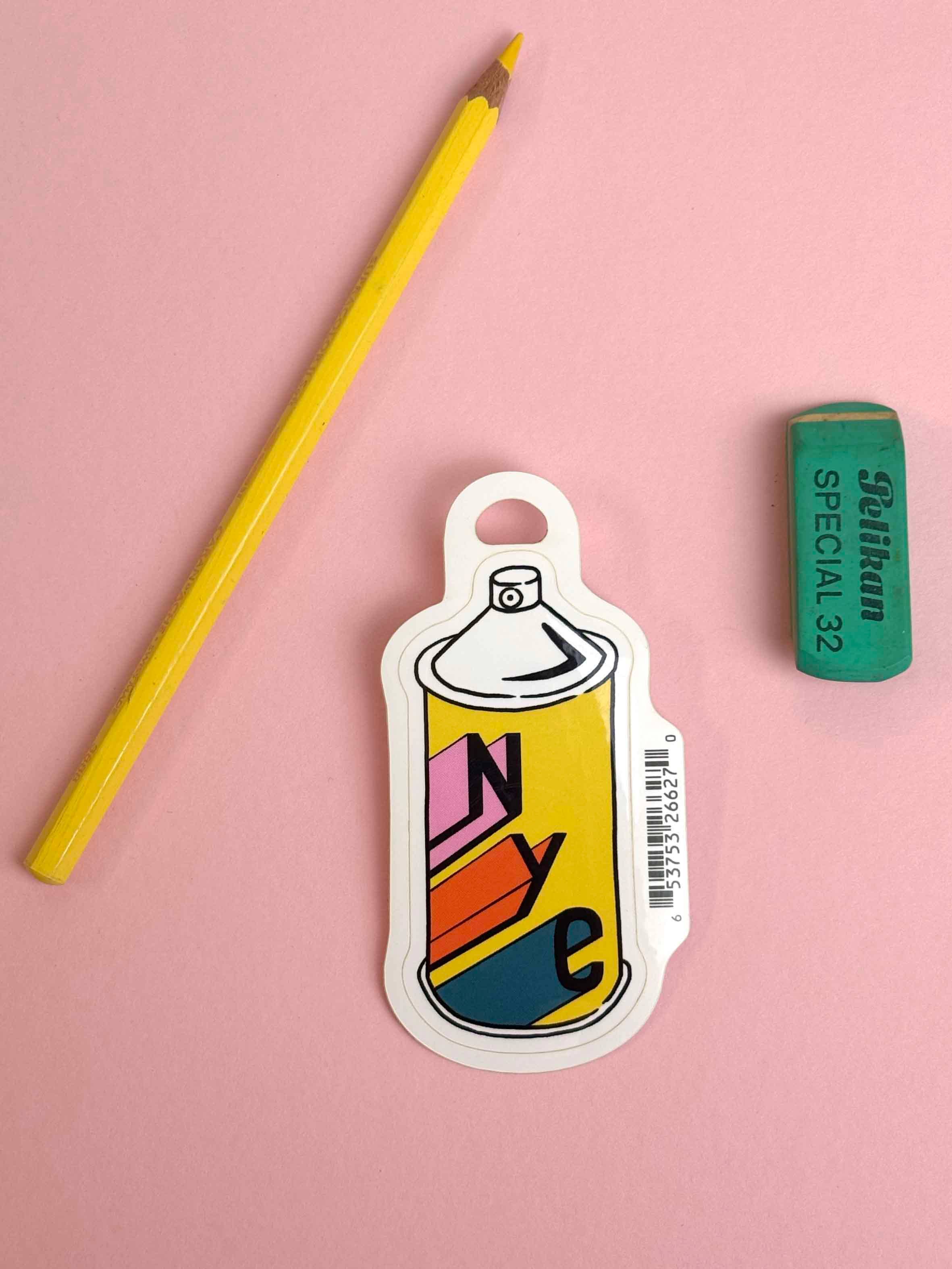 Jacqueline Colley - Wholesale Sticker - NYC Spray Paint Can Sticker2