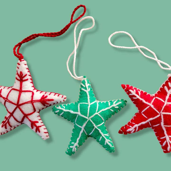 Mom And Pup Co. - Wholesale Ornament Set - Mexican Christmas Ornaments - Felted Christmas Ornaments Set5
