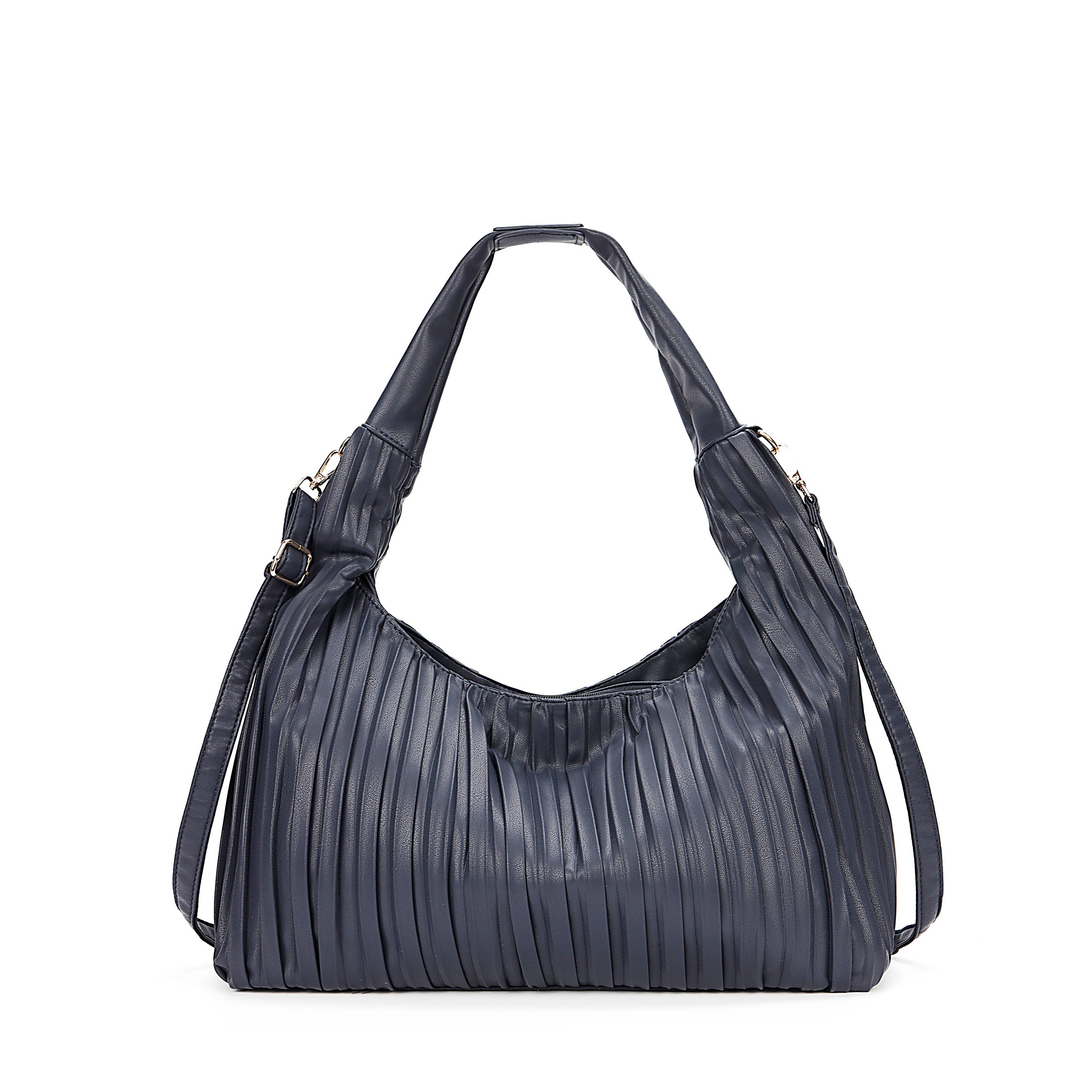 Superbia – wholesale Shoulder bag – women's – Super Soft Pleated Large Over the Shoulder Hobo Bag 10