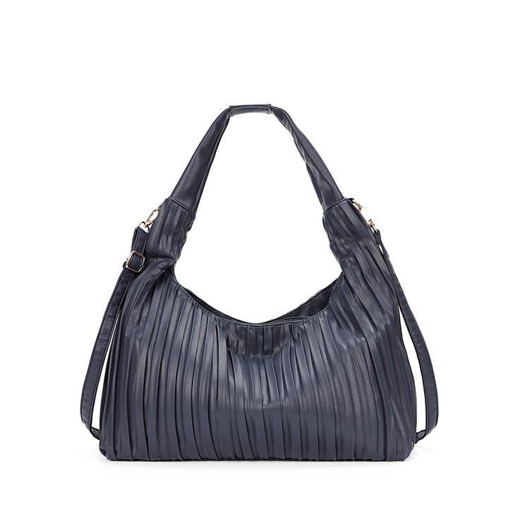 Superbia – wholesale Shoulder bag – women's – Super Soft Pleated Large Over the Shoulder Hobo Bag 10