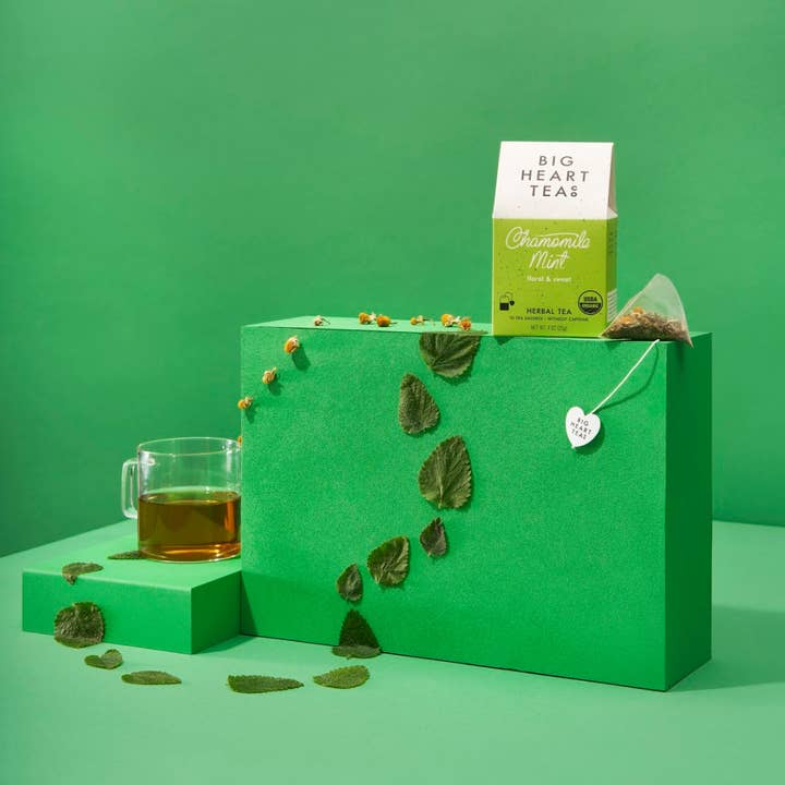 Big Heart Tea Co. - Wholesale Tea Bags - Chamomile Mint 10 ct Tea Bags