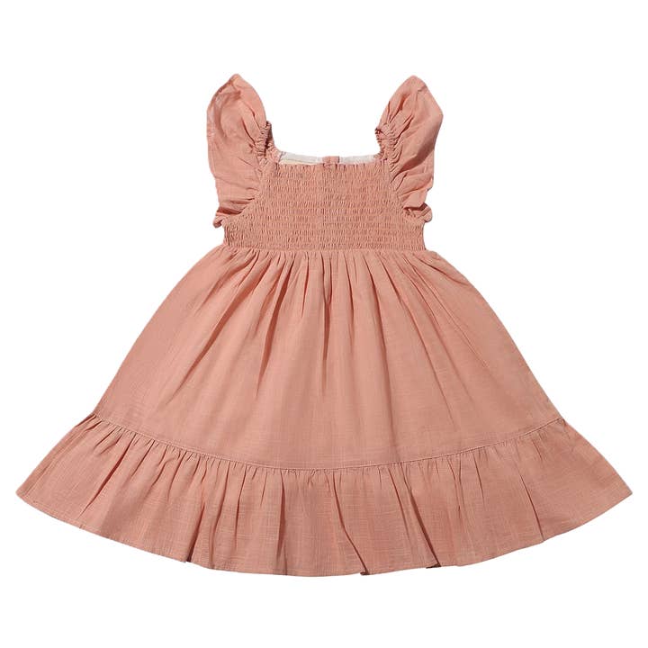 Dusty Rose Arie Dress for wholesale by Hunnies