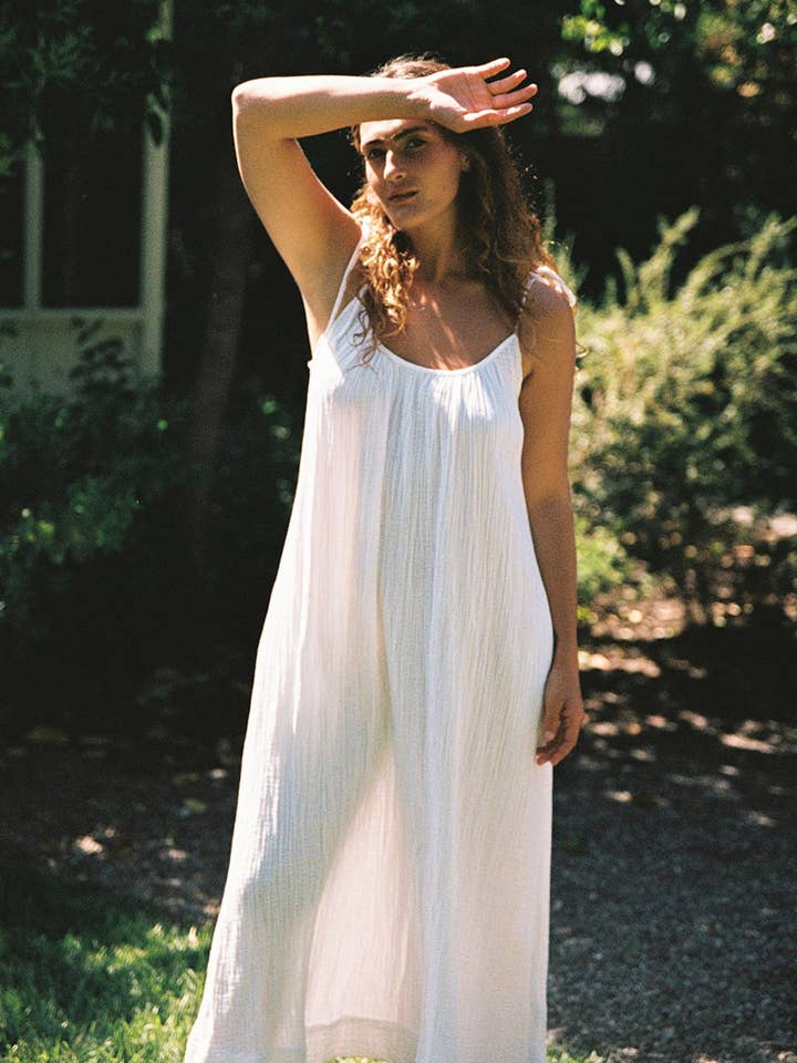 Organic Gauze Dress for wholesale by LA RELAXED