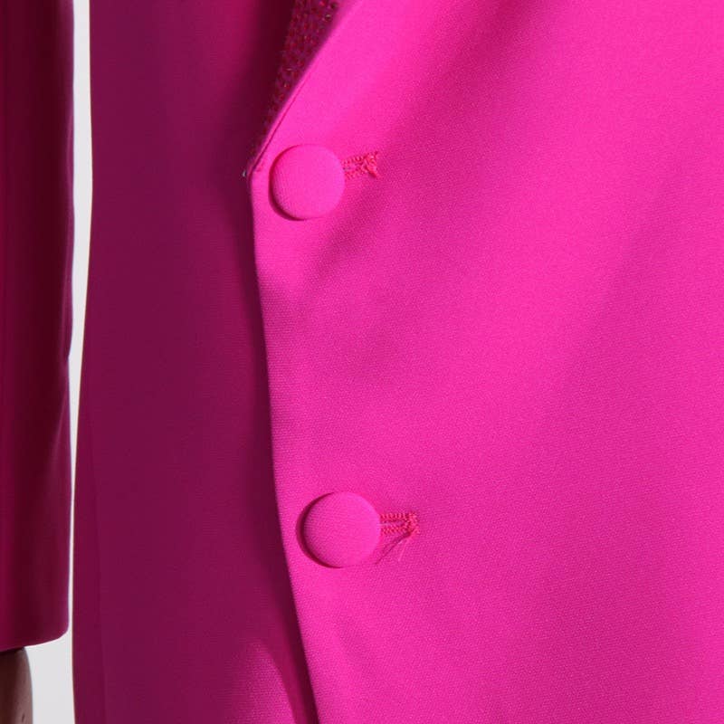 Productseeker - Vente Blazer – femme - BL067 Blazer rose à col en strass pour femmes6