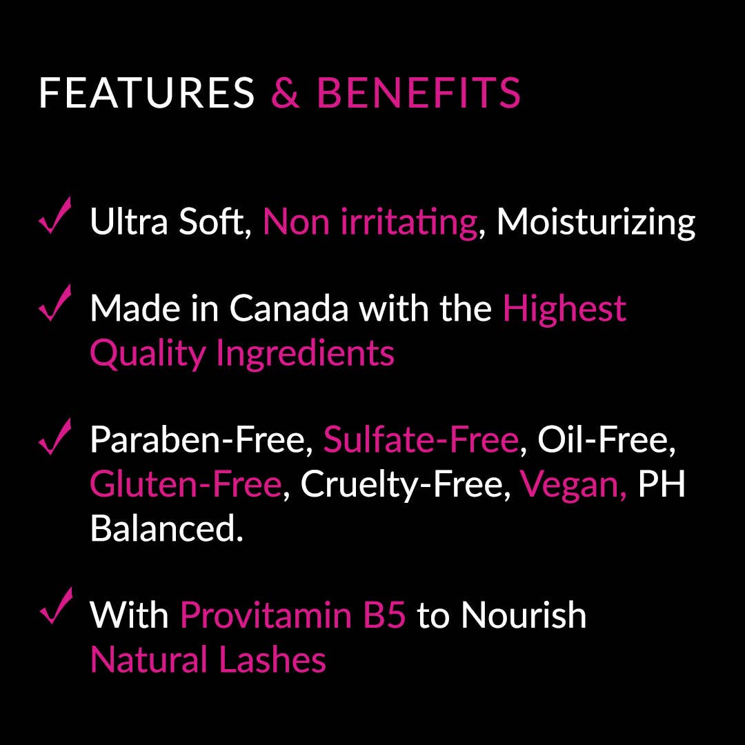 SecretsID - Wholesale Eyelash/Brow Serum - 18 Lash Shampoos Retail Display Pack3