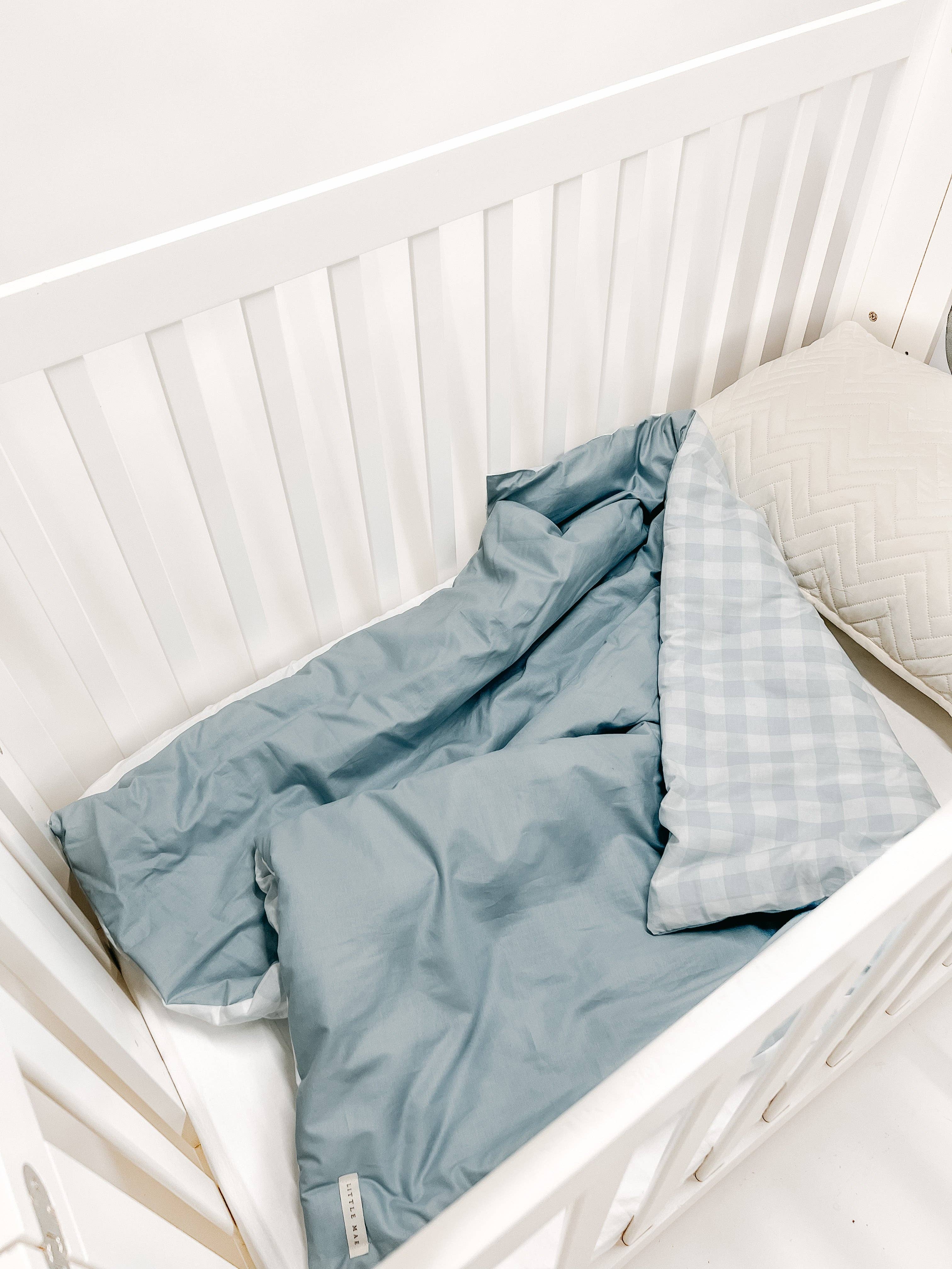 Little Mae and Co - Wholesale Quilt - Kids & Baby - Marine Gingham Quilted Blanket6