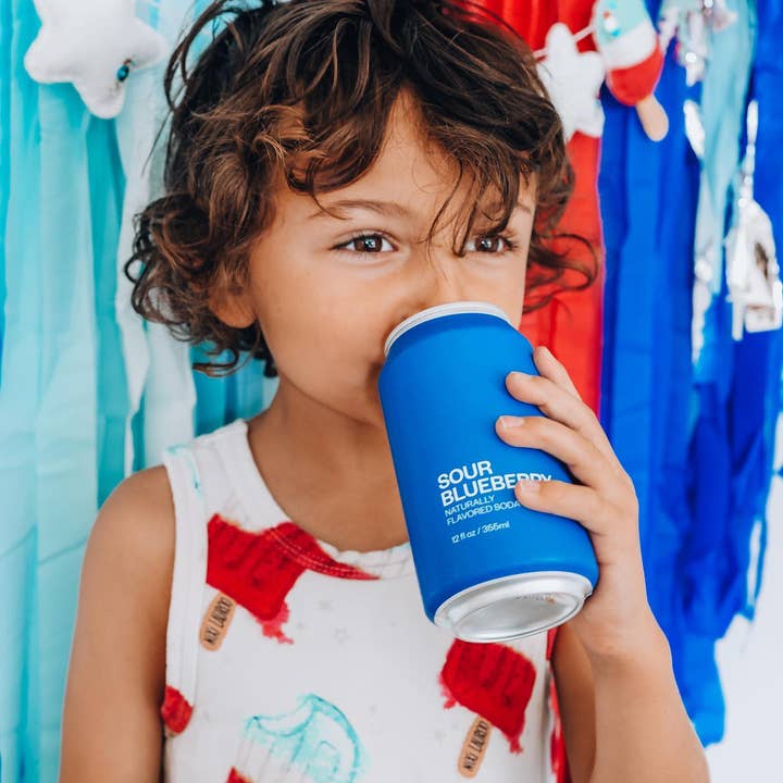 United Sodas - Wholesale Soda/Carbonated Drink - Naturally Flavored Soda - Sour Blueberry 6