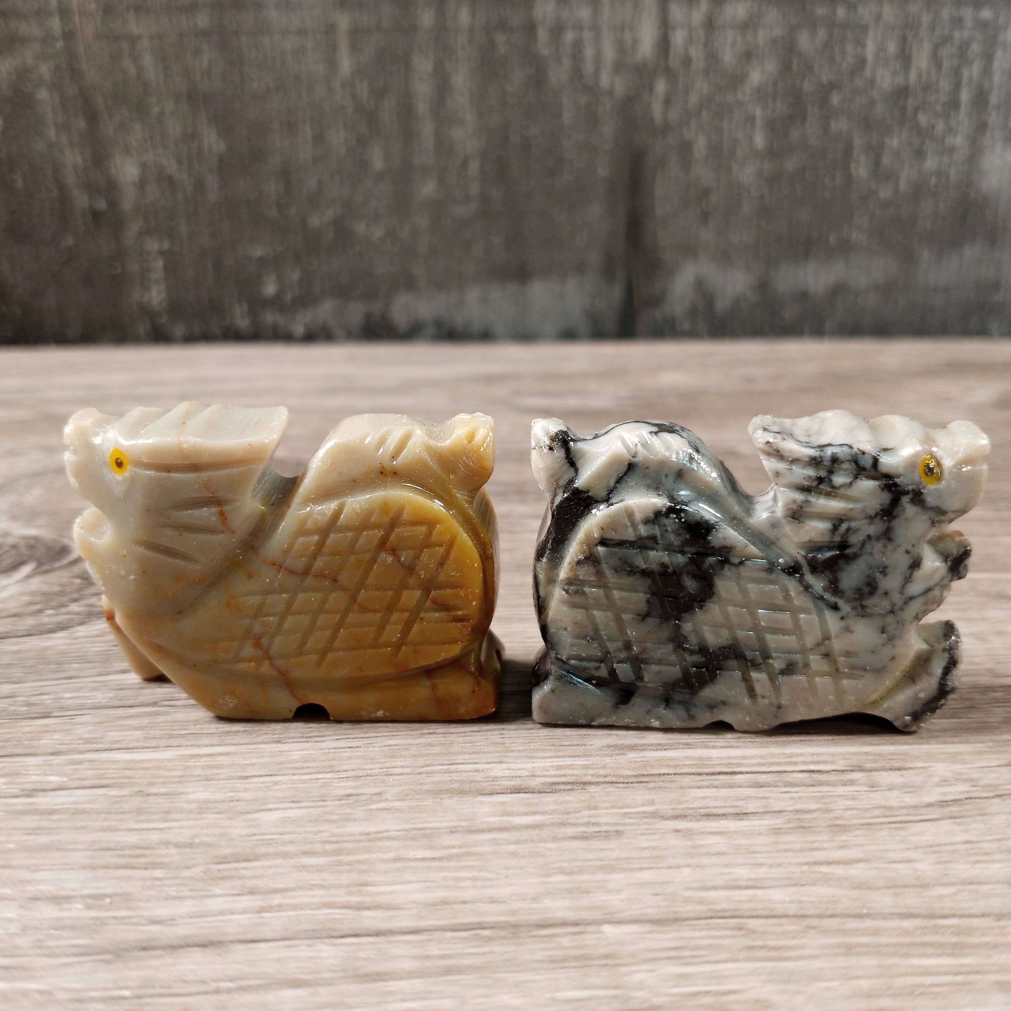 Keystone Crystals – wholesale Dekorativ statyett – Soapstone-djur20