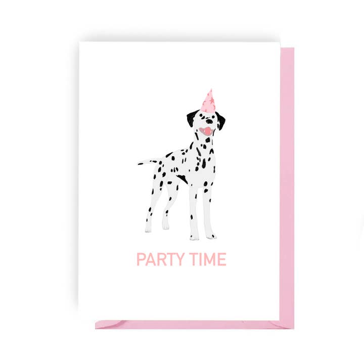 Party Pal Pluto - Illustrated Birthday Card for wholesale by Olive and Clive