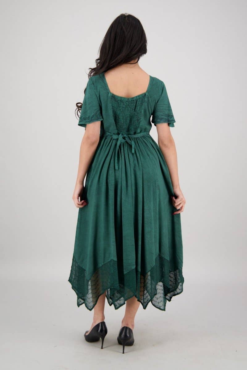 Advance Apparels - Wholesale Dress - Women's - Renaissance Flutter Sleeve Dress ADL-2532714