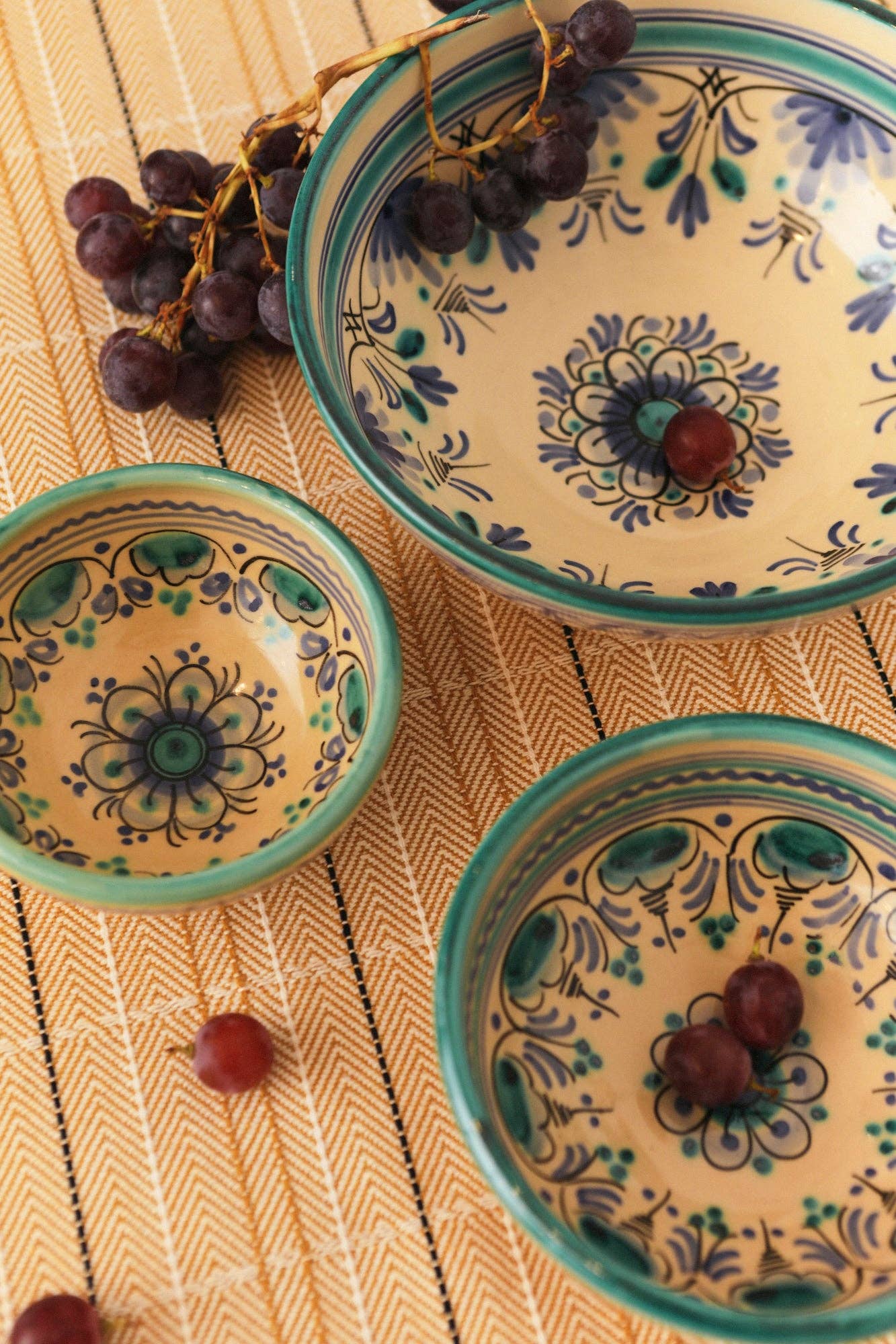 Eturel Madrid - Vente Assiettes/plats/bols de décoration - Ensemble de bols en céramique pont azurin0