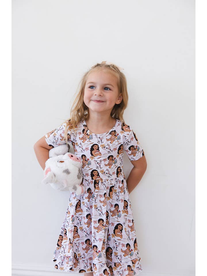 Blush Lotus - Wholesale Dress - Kids - Wayfinder - Ruffle Dress10