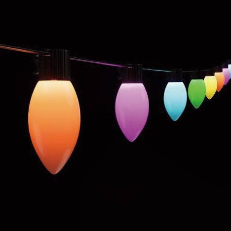 Vivvi App-Based Color-Changing, C9 Smooth Lights, 32 ft. long String for wholesale by Seasonal LLC