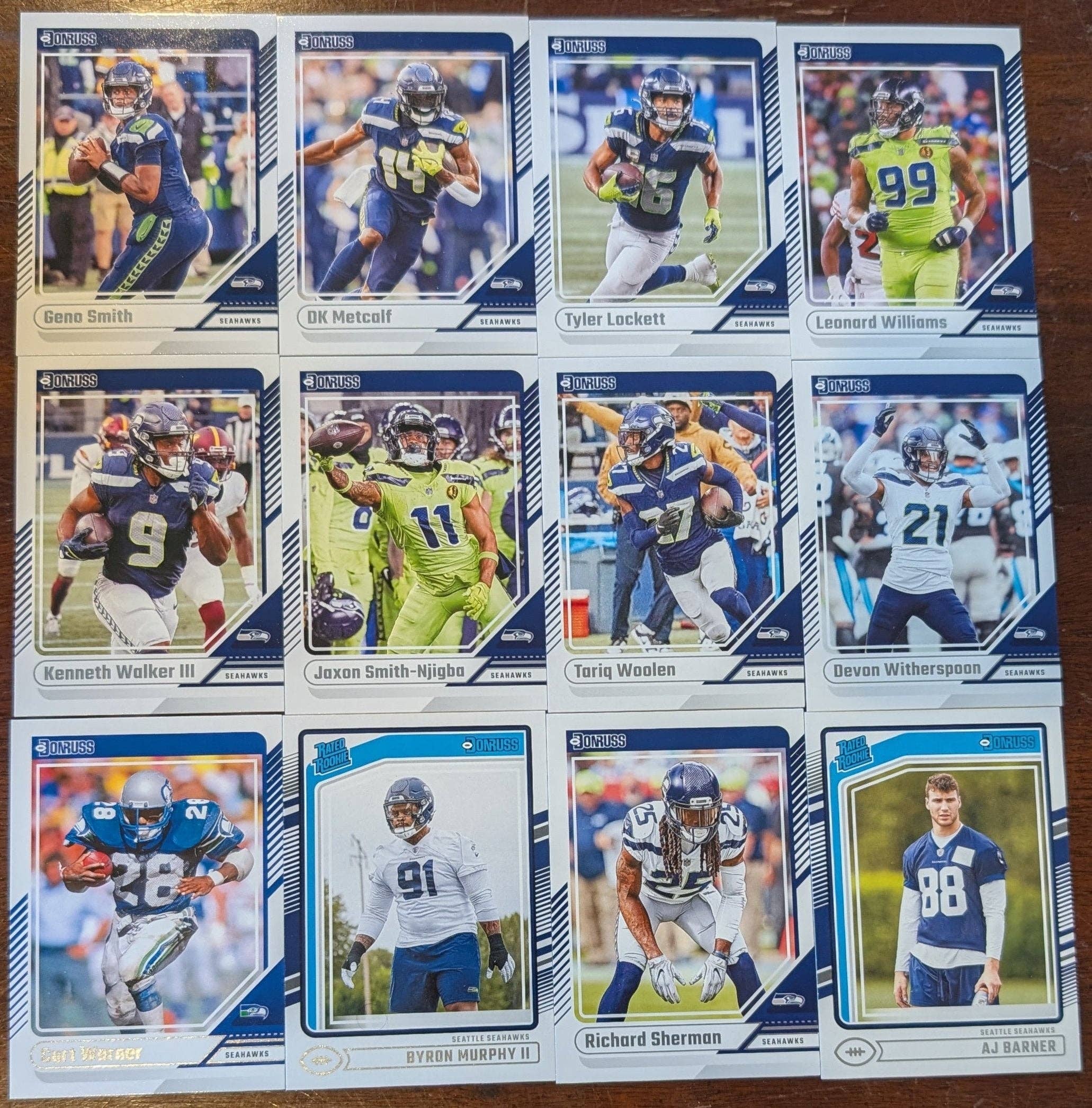 C And I Collectables - Wholesale Sporting Game - Kids & Baby - 2024 Donruss Factory Sealed Seattle Seahawks NFL Team Set Metcalf1