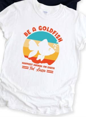 Peach Closet - Wholesale Screen Printed T-Shirt - Women's - Be A Goldfish Tee