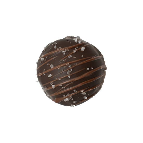 Spokandy Chocolatier - Wholesale Chocolate Covered Sweets - 1.5oz BULK Sea Salt Bittersweet Cream, Dark Chocolate