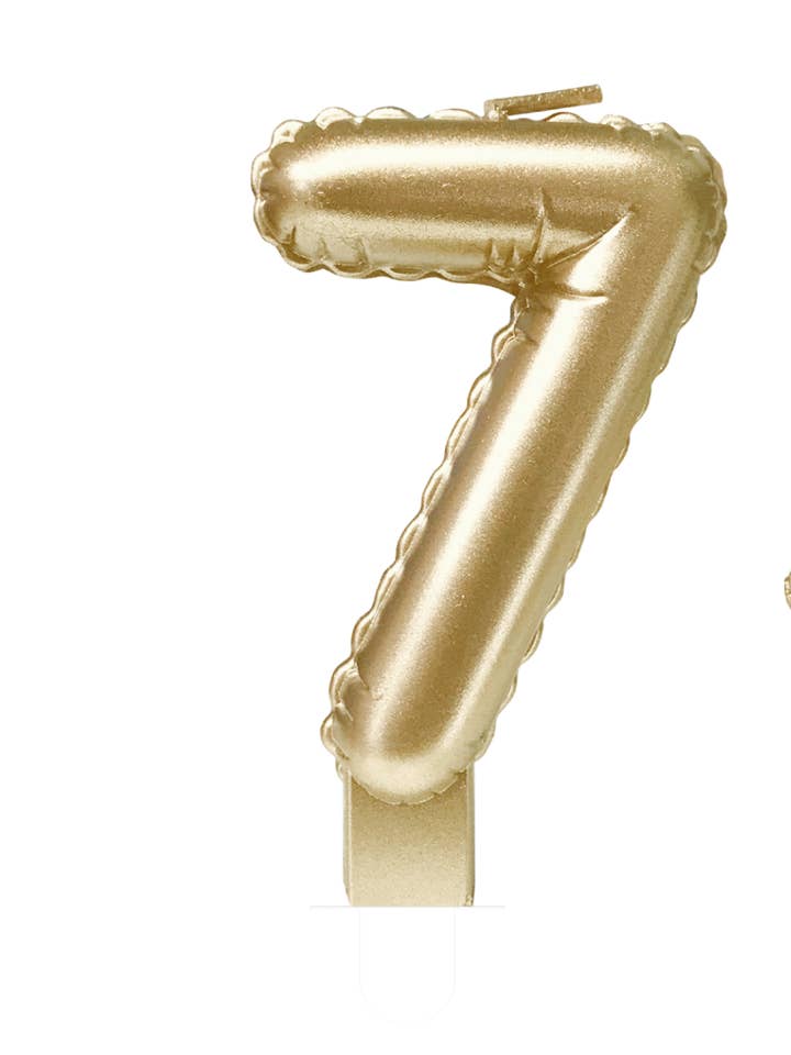 Candela foil balloon oro - 7 per la vendita all'ingrosso da parte di PD Party