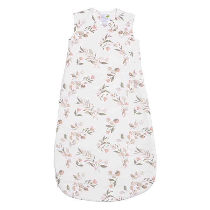 Gigoteuse matelassée en bambou - Feuilles (1,0 tog) pour la vente par Perlimpinpin