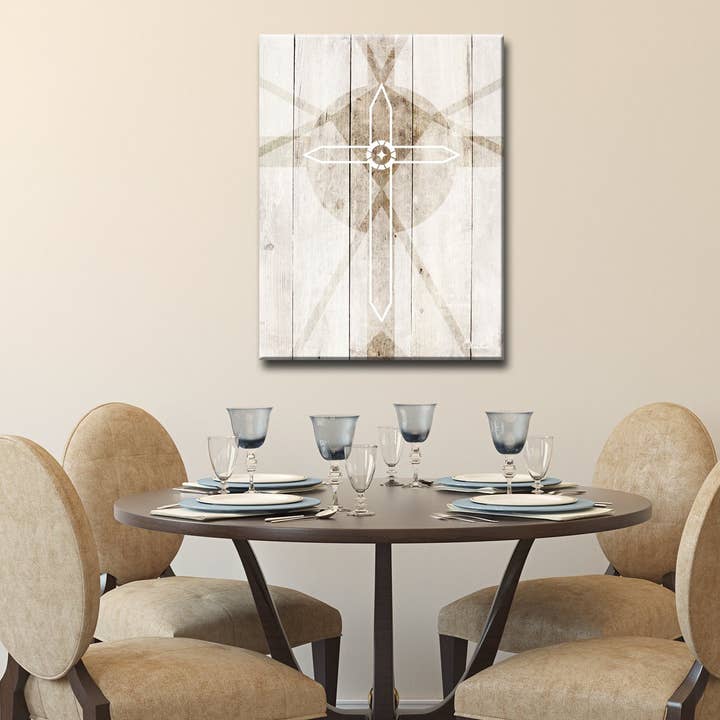 La Croix III' Inspirational Canvas Art by Olivia Rose for wholesale by Ready2hangart, Inc.