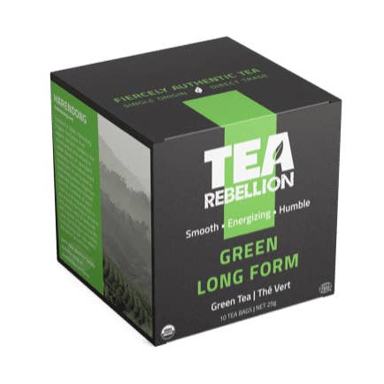 Green Long Form - Green Tea| Indonesia | Biodegradable Bags for wholesale by Tea Rebellion