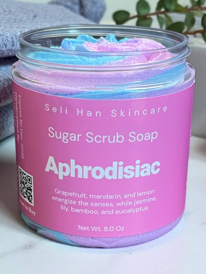Sugar Scrub Soap for wholesale by Seli Han Skincare
