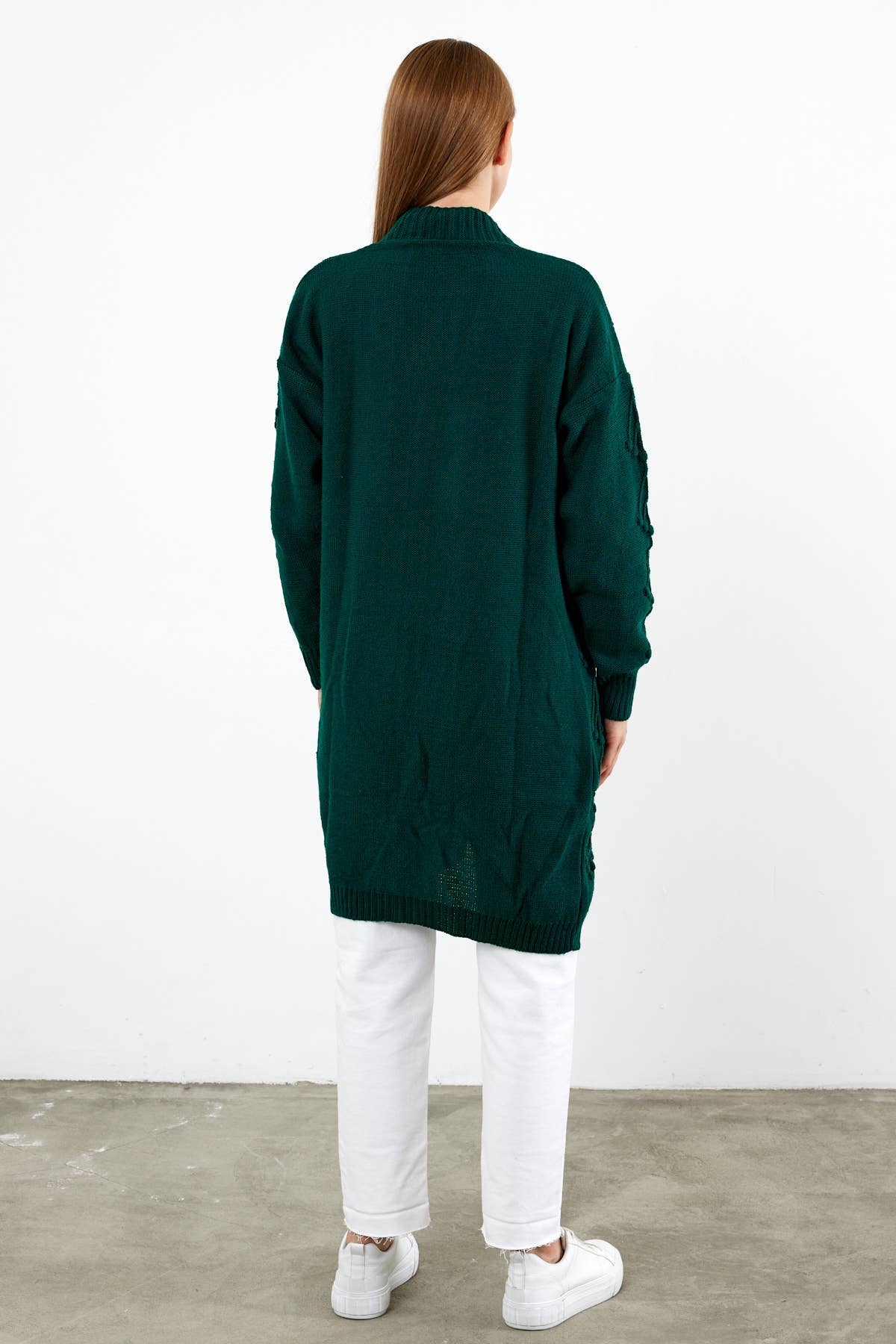 VAV NEW YORK – wholesale Kofta - Dam – Lång stickad kofta medellång stickad cardigan 372011