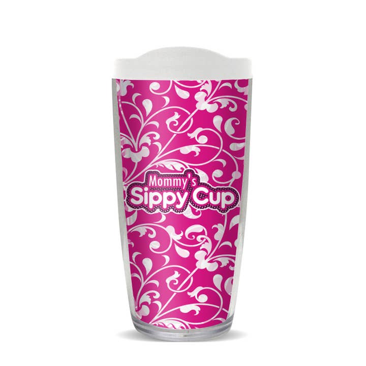 Mommy's Sippy Cup Pink Tumbler for wholesale by FREEHEART