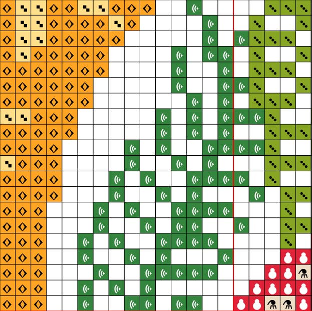 Love Poppet – wholesale Embroidery/cross-stitch supplies – Woodland Moon - Cross Stitch Kit6