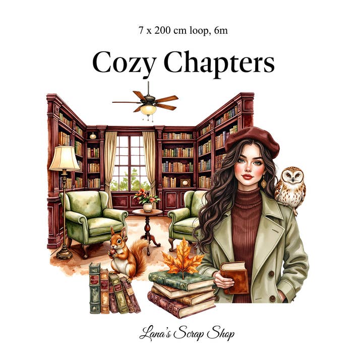 Gemütliche Kapitel - PET-Band für den Großhandel von Lana's Scrap Shop