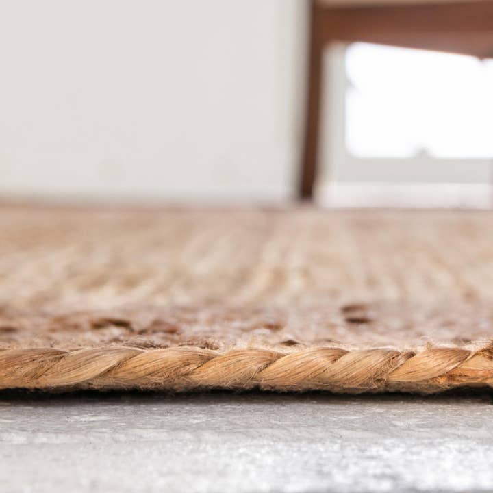 Rug Mart - Wholesale Area Rug - Dhaka Braided Jute Hand Woven Rug