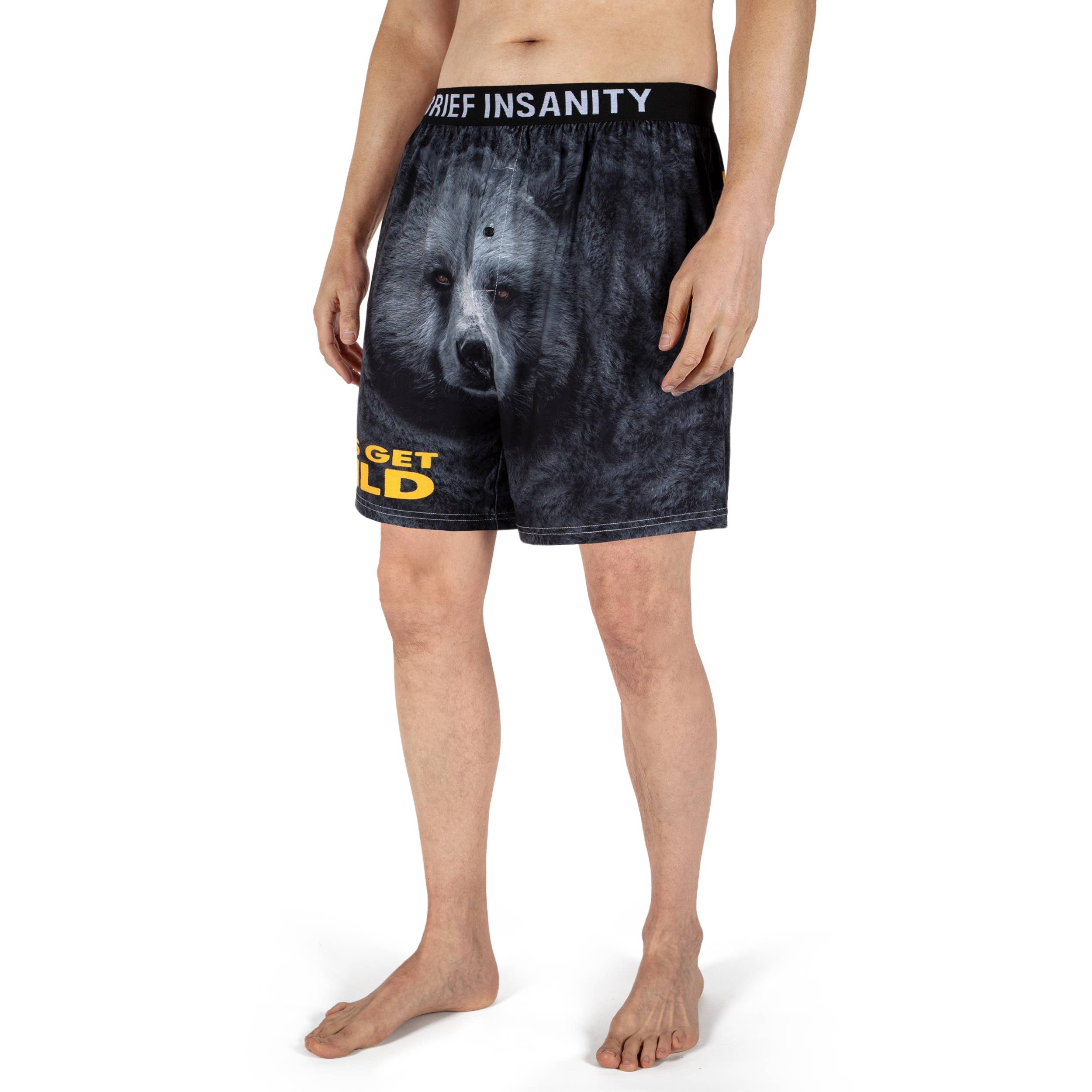 BRIEF INSANITY - Venta al por mayor Ropa interior - Hombre - Bóxers Let's Get Wild Bear Cheeks2